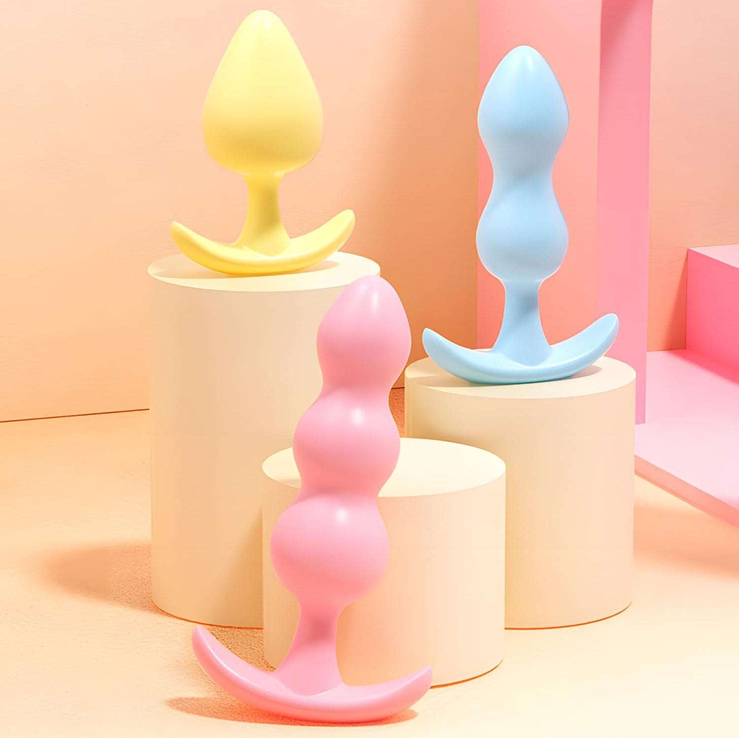 Pastel Anal Plugs Set - Michelle Selection - #tag1# - #tag2#