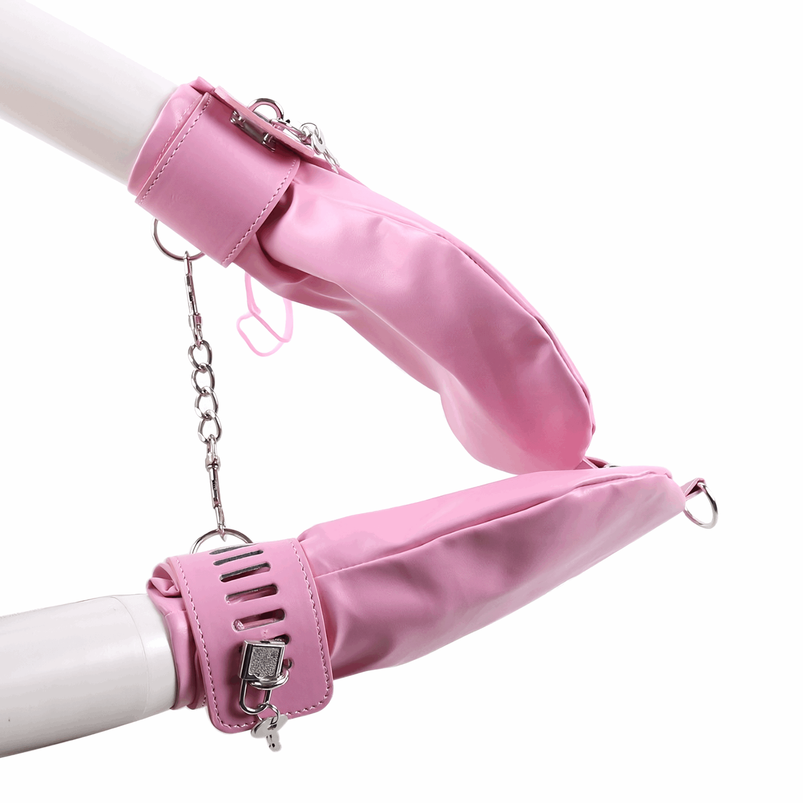 Pink Restraint Mitts - Michelle Selection - #tag1# - #tag2#