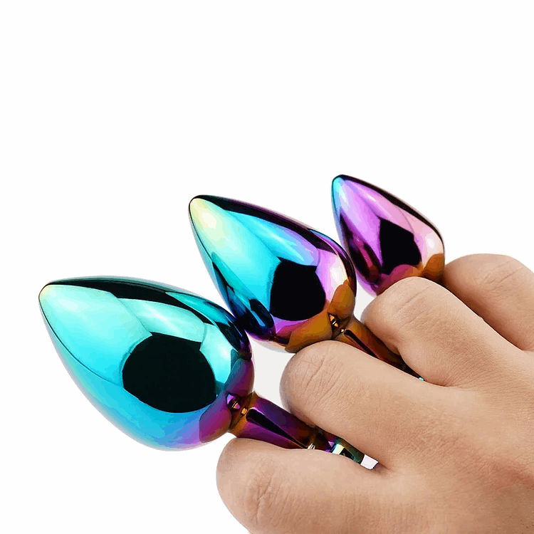 Rainbow Chrome Anal Plug - Michelle Selection - #tag1# - #tag2#