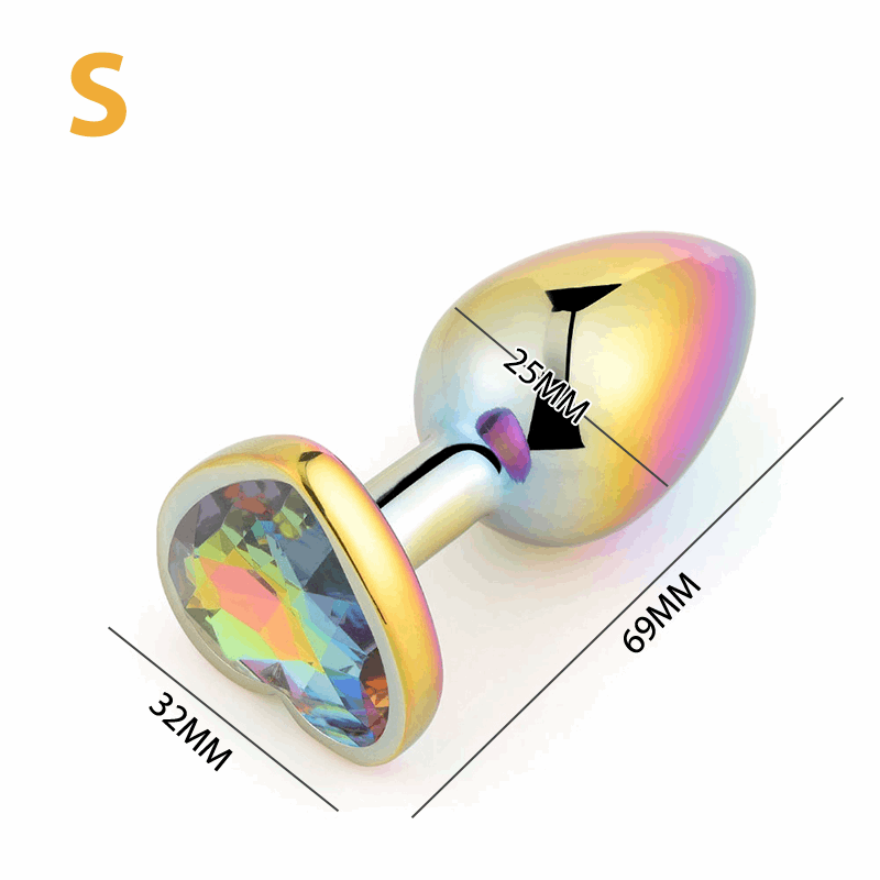 Rainbow Chrome Anal Plug - Michelle Selection - #tag1# - #tag2#