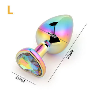 Rainbow Chrome Anal Plug - Michelle Selection - #tag1# - #tag2#