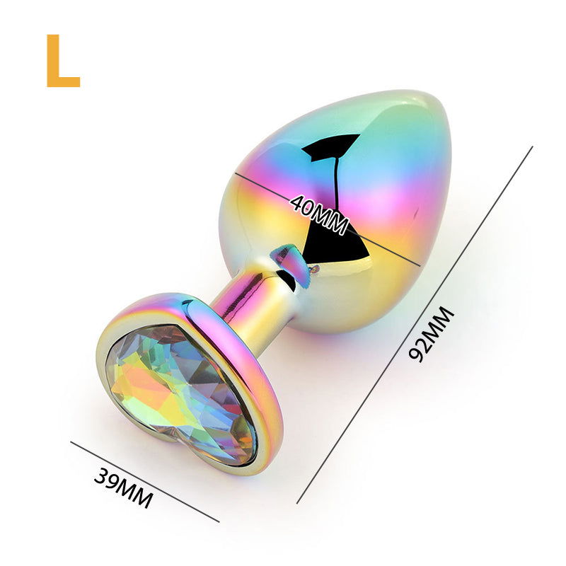 Rainbow Chrome Anal Plug - Michelle Selection - #tag1# - #tag2#