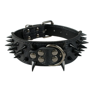 Studded Collar - BLACK - Michelle Selection - #tag1# - #tag2#