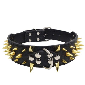 Studded Collar - BLACK - Michelle Selection - #tag1# - #tag2#