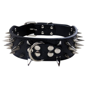 Studded Collar - BLACK - Michelle Selection - #tag1# - #tag2#