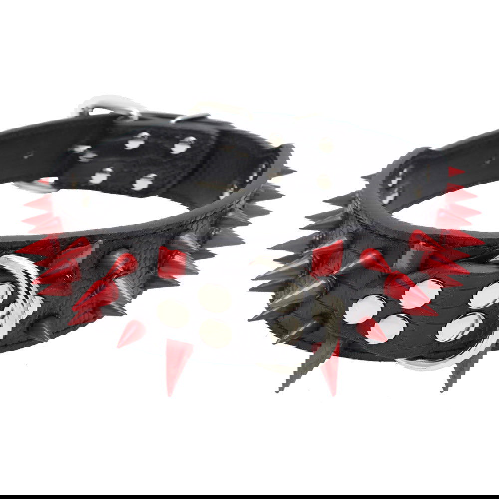 Studded Collar - BLACK - Michelle Selection - #tag1# - #tag2#