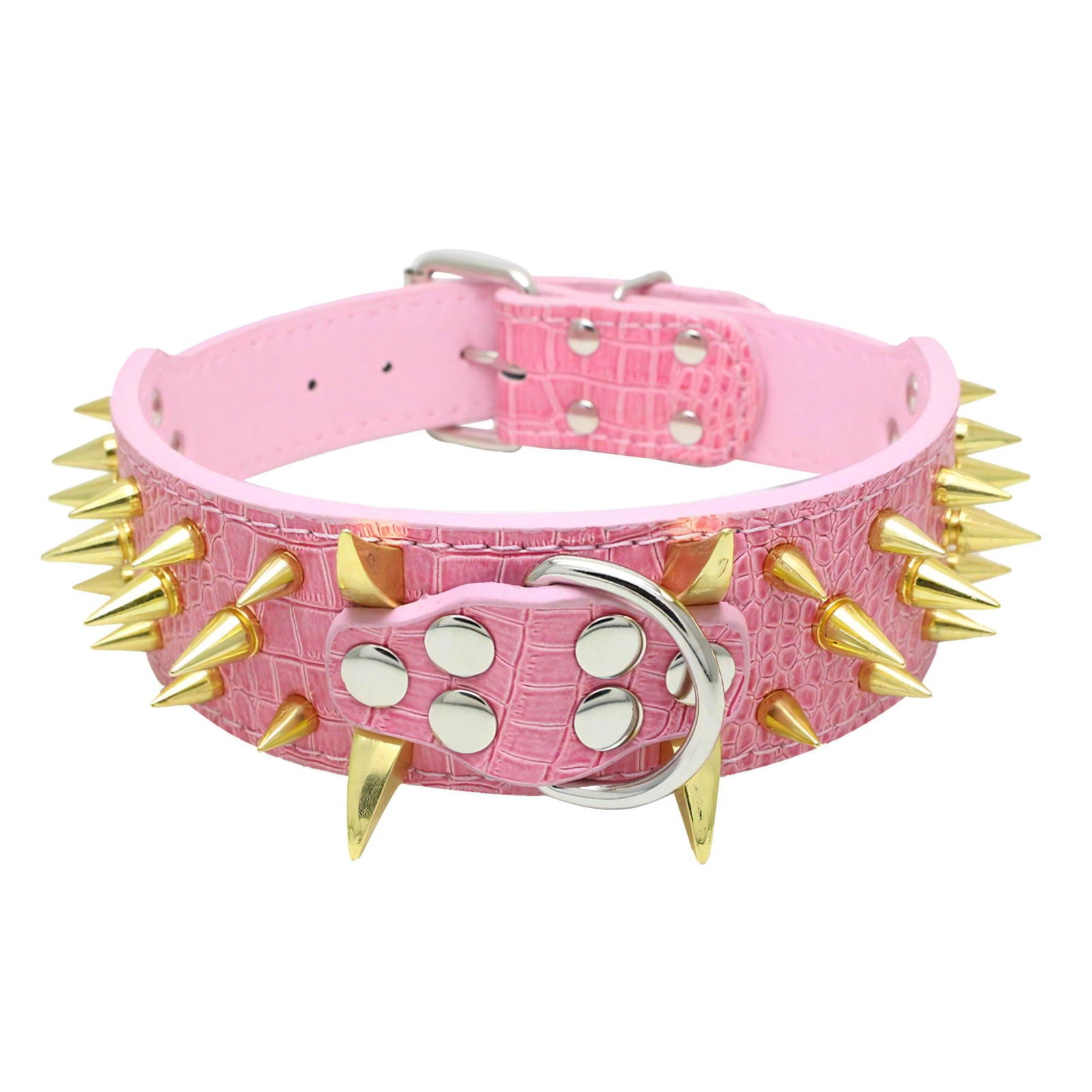 Studded Collar - PINK - Michelle Selection - #tag1# - #tag2#