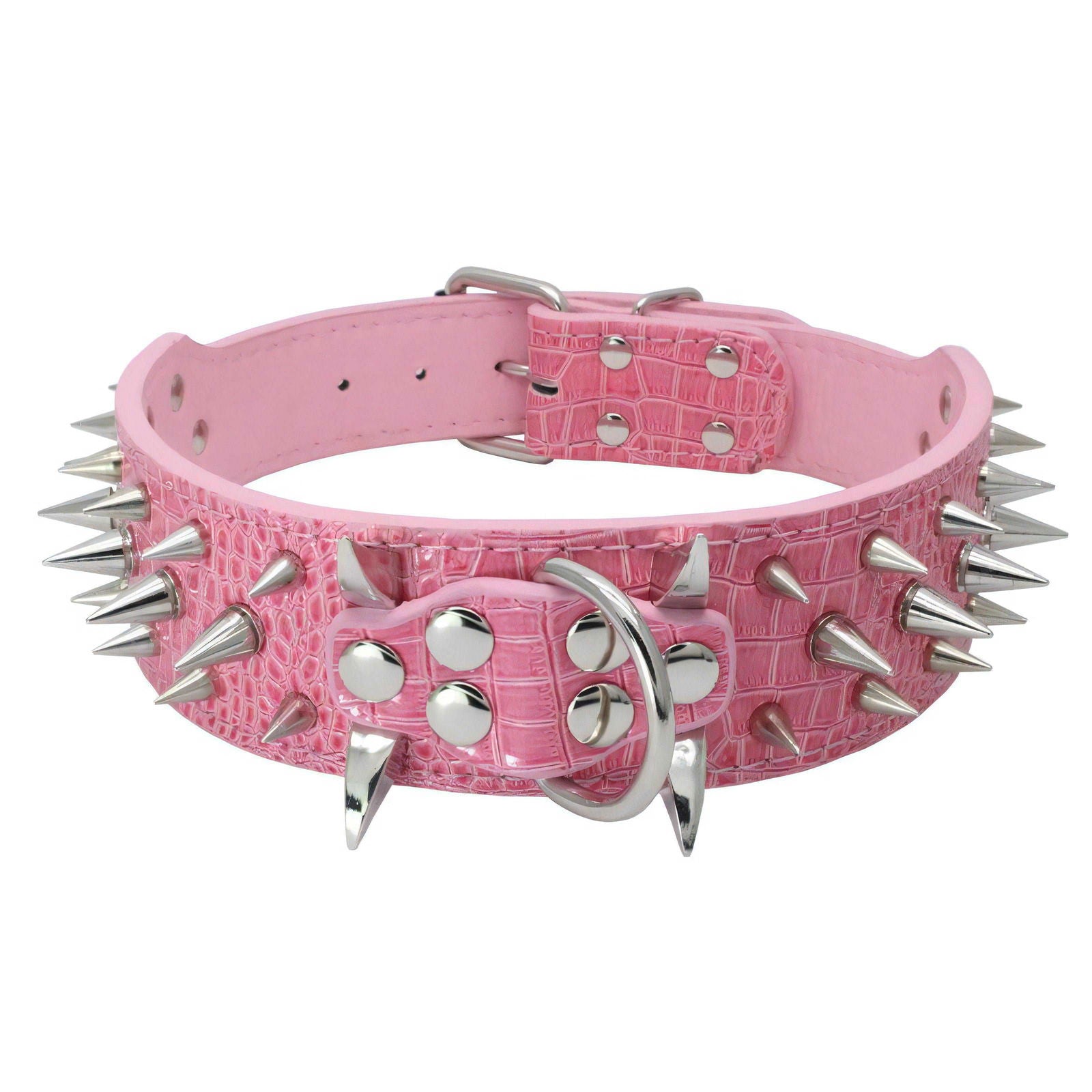 Studded Collar - PINK - Michelle Selection - #tag1# - #tag2#