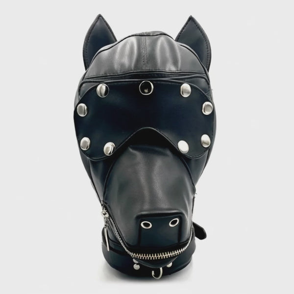 Puppy dog mask - Black
