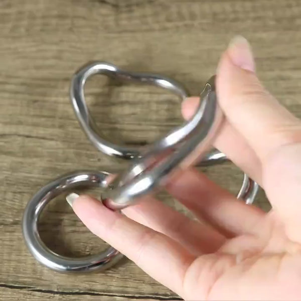 Stainless Steel Curved Cock Ring