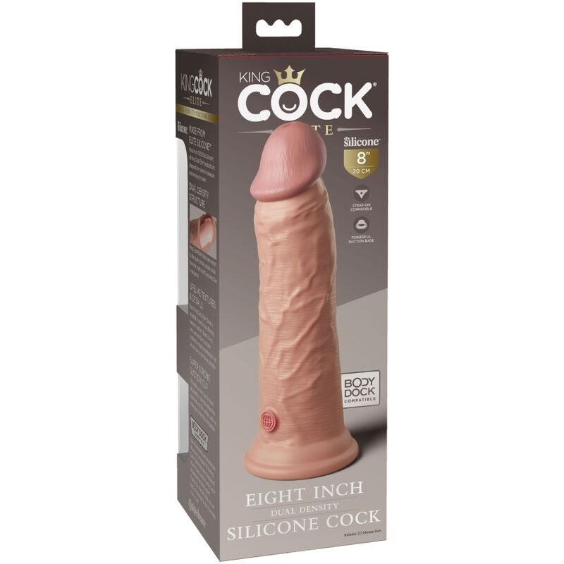 Elite 8" realistic dildo from King Cock Elite, picture 6