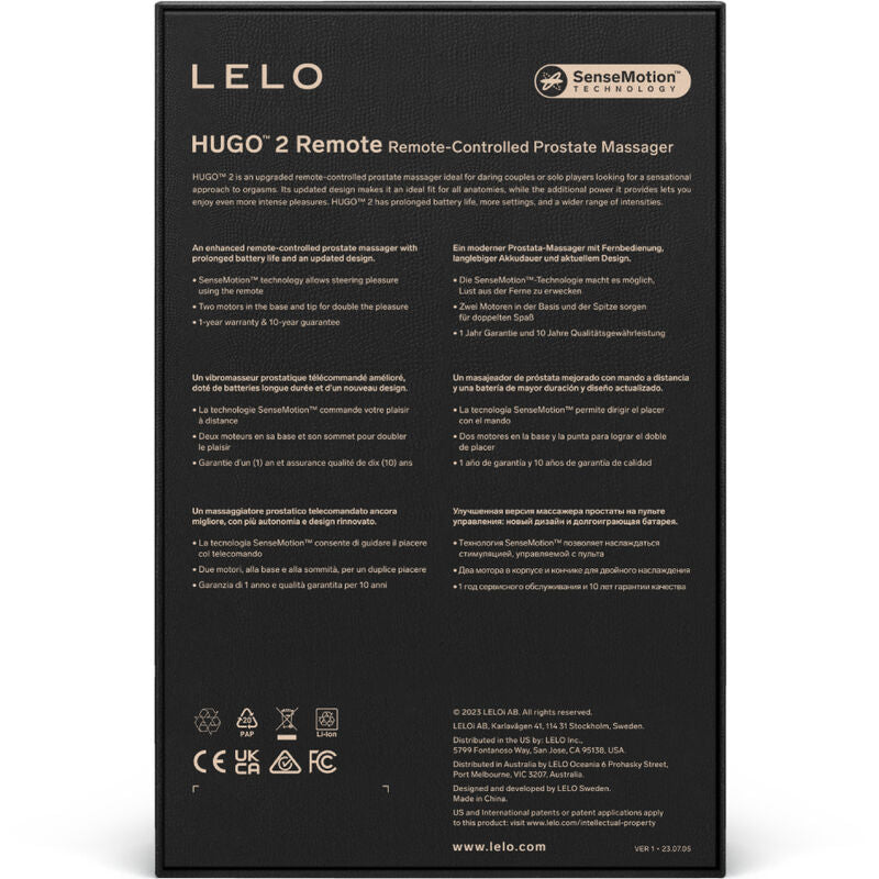 LELO Hugo 2 Remote in green, image 4