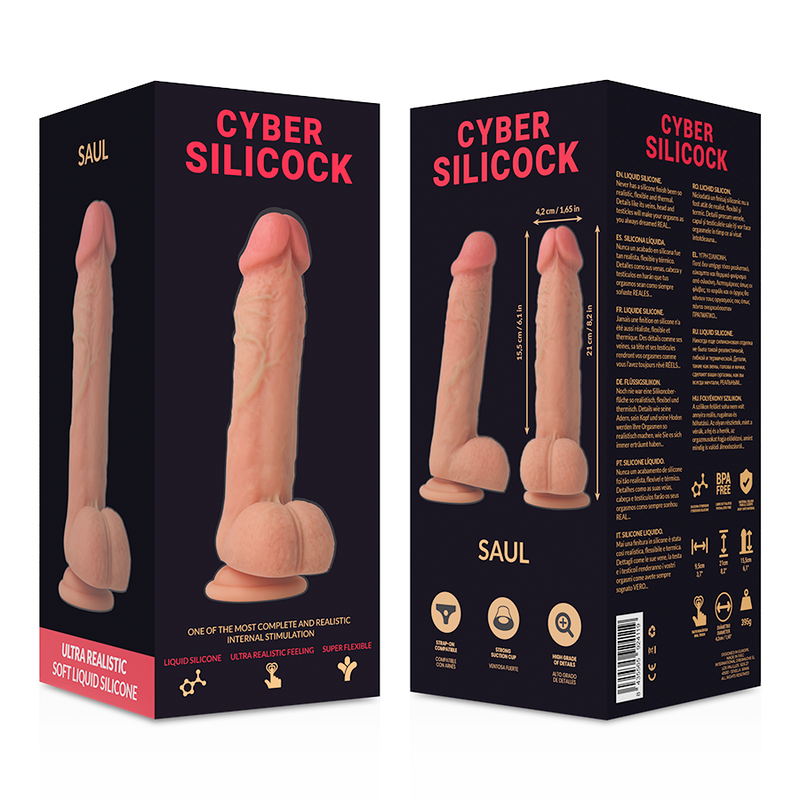 Saul realistic dildo from Cyber Silicock, picture 6